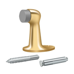 Deltana 2-7/8 Inch Solid Brass Elegant Floor Door Bumper
