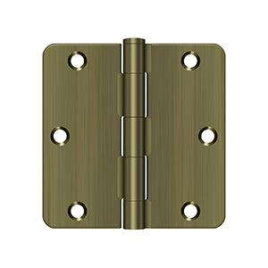 Deltana Residential Thickness 3.5 x 3.5 x 0.25 Radius Steel Hinge for Indoor Doors