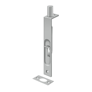 Deltana 6-Inch Brushed Stainless Steel Flush Bolt for Double Doors