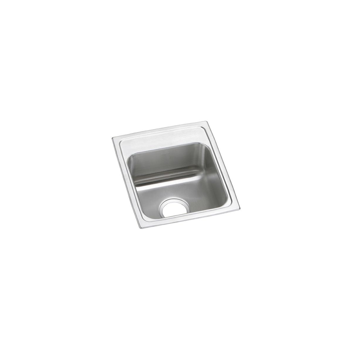 Elkay Celebrity 15 x 17-1/2 x 7-1/8 Durable Single Bowl Drop-in Bar Sink