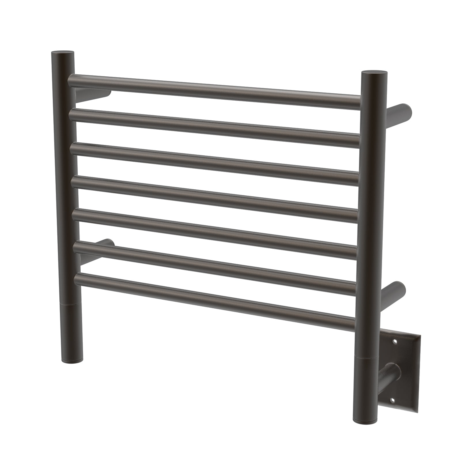 Amba Jeeves Model H 7-Bar Straight Hardwired Towel Warmer with 5 Finishes