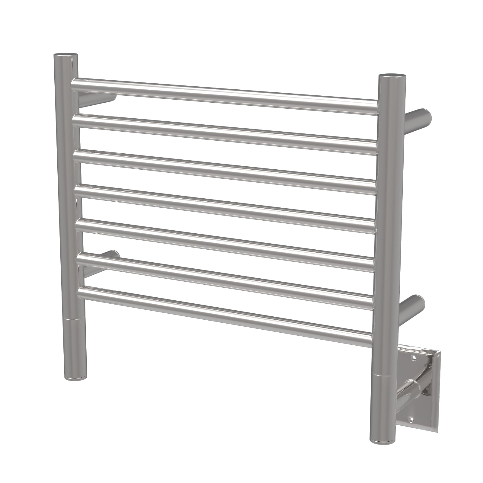 Amba Jeeves Model H 7-Bar Straight Hardwired Towel Warmer with 5 Finishes