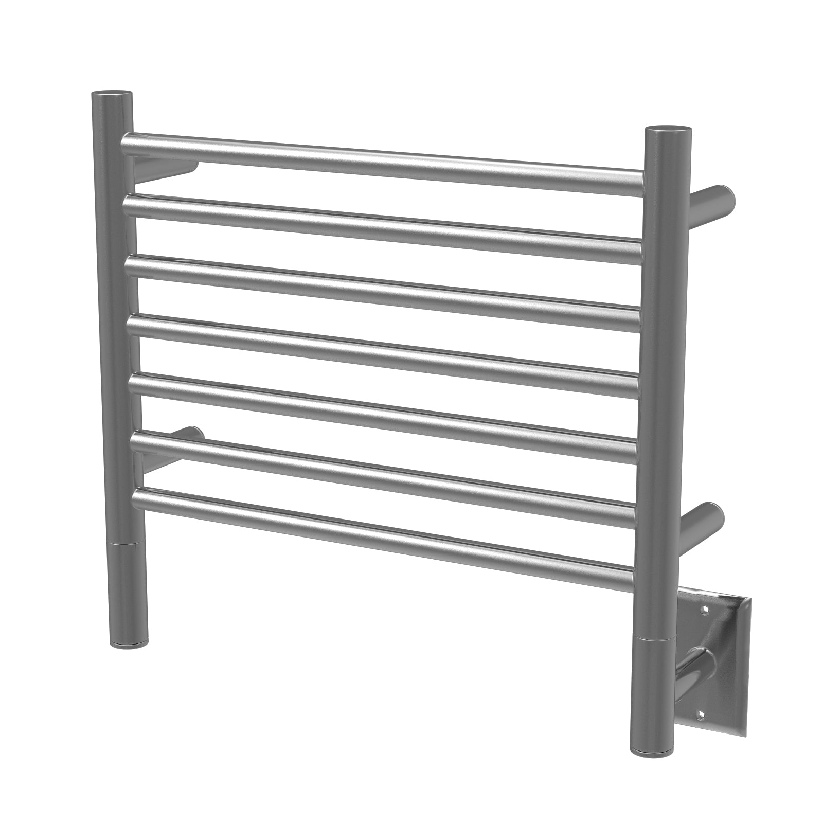 Amba Jeeves Model H 7-Bar Straight Hardwired Towel Warmer with 5 Finishes