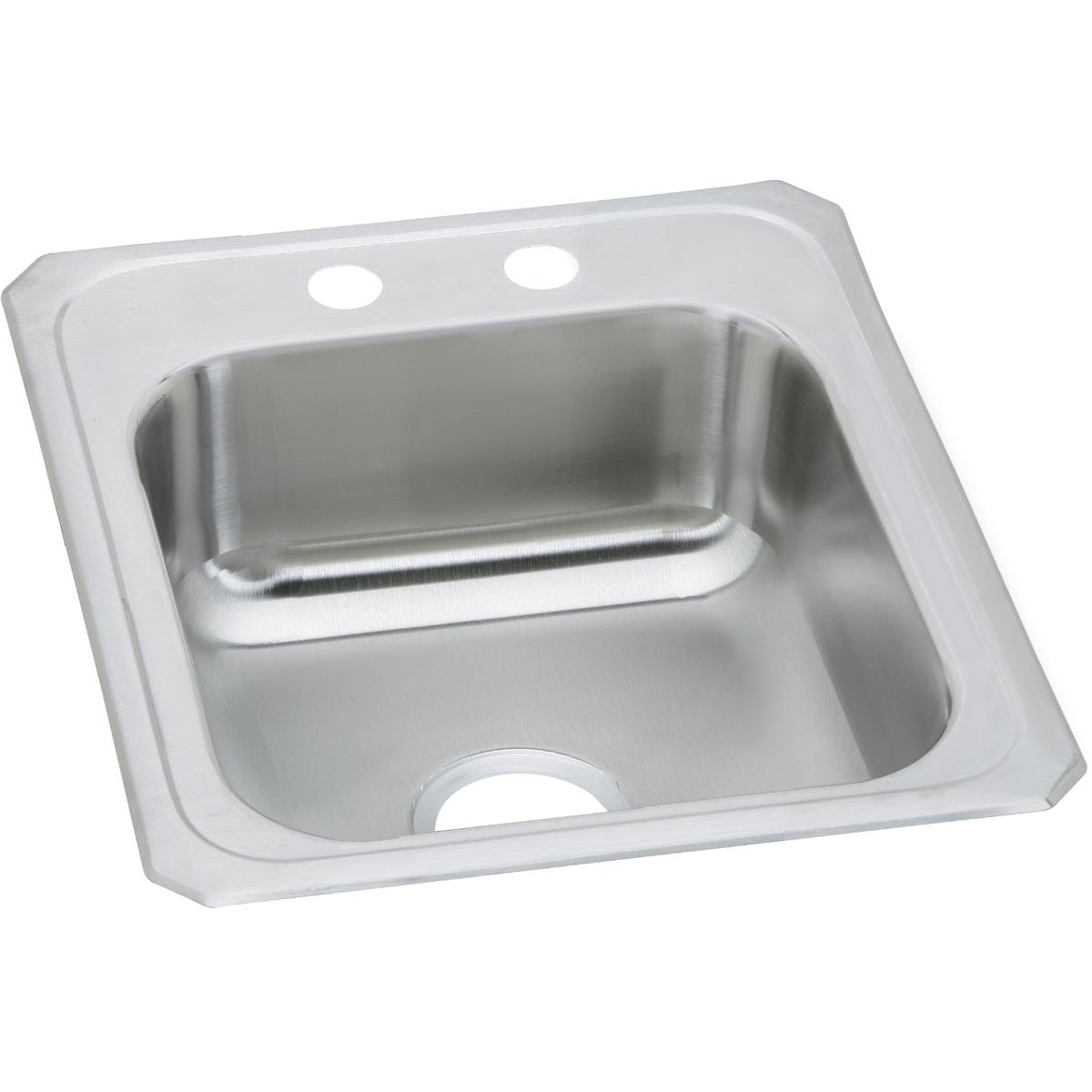 Elkay Celebrity Single Bowl Drop - in Kitchen and Bathroom Sink, Dimensions 17 Inches x 21 - 1/4 Inches x 6 - 7/8 Inches