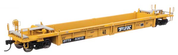 HO Scale Walthers 910-8423 Thrall 40' Rebuilt Well Car TTX DTTX #53215