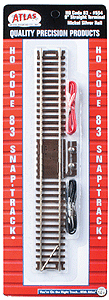 HO Scale 554 Atlas Terminal Track Code 83 with Wires