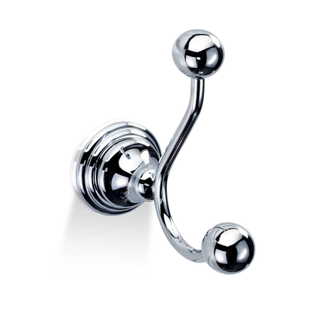 Decor Walther Elegant Classic Double Clothes Hook for Home Use