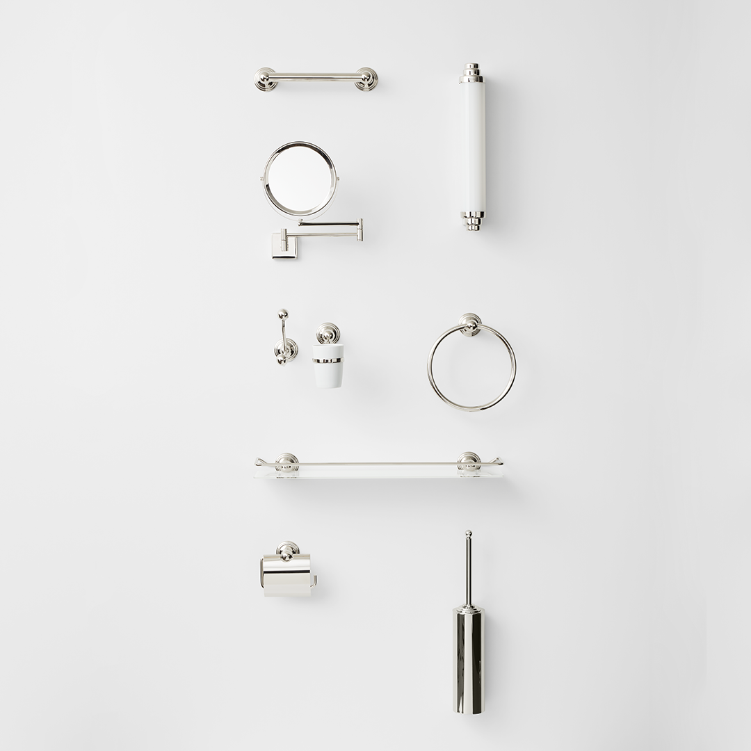 Decor Walther Elegant Classic Double Clothes Hook for Home Use