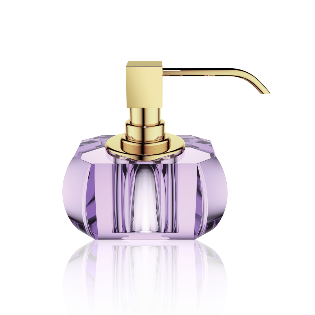 Decor Walther Kristall Elegant Liquid Soap and Disinfection Dispenser