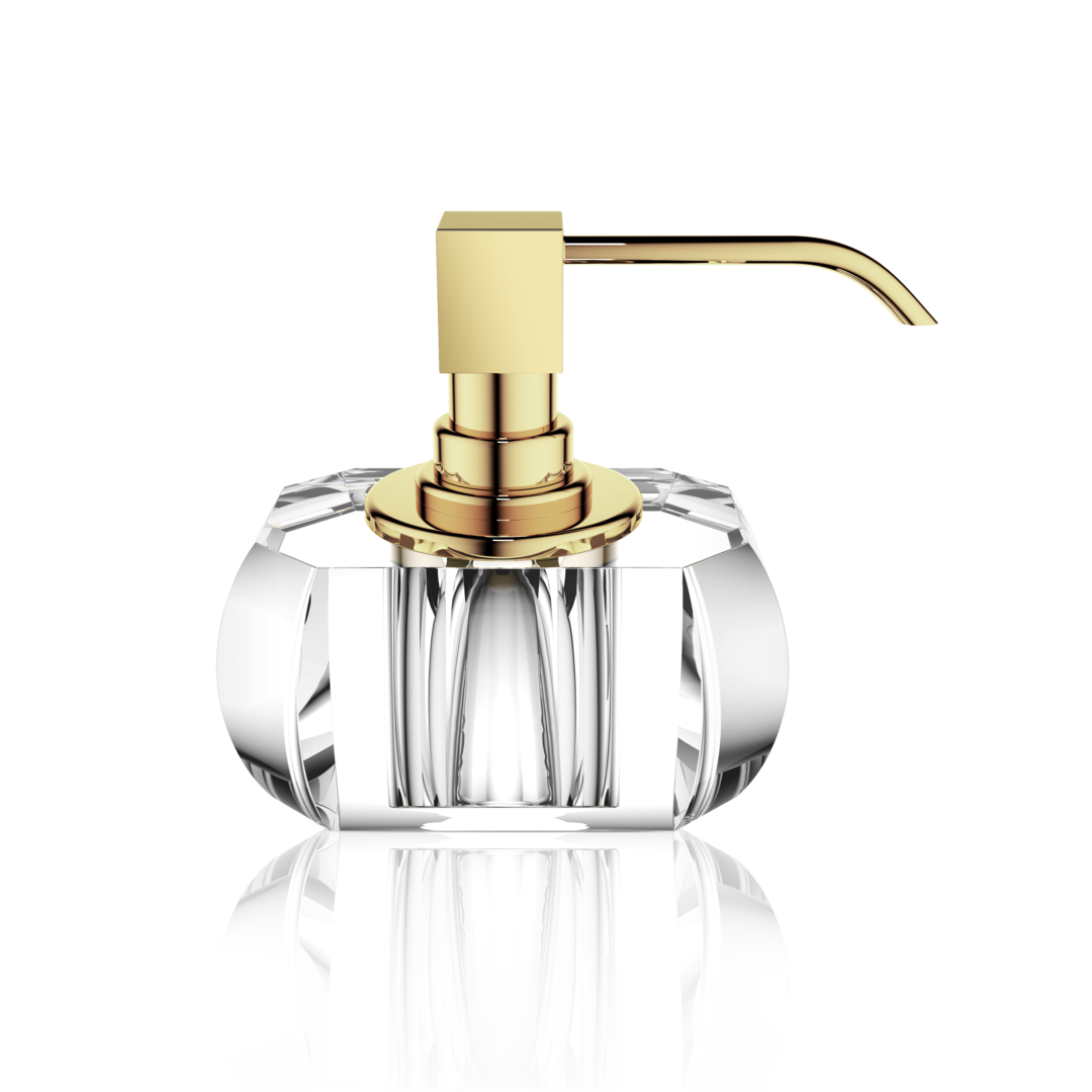 Decor Walther Kristall Elegant Liquid Soap and Disinfection Dispenser