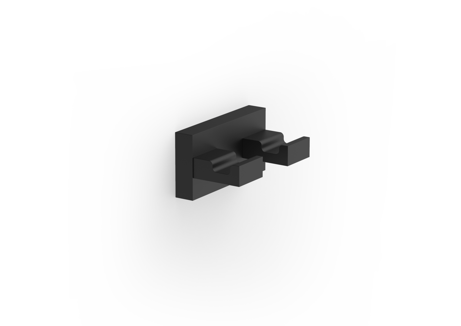 Decor Walther's Premium CONTRACT Double Hook/Bracket for Shower Wiper