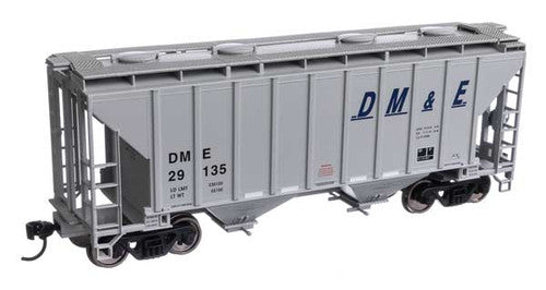 Walthers HO Scale 37-Foot Covered Hopper DME - Dakota, Minnesota & Eastern Railroad Freight Car Model #29135