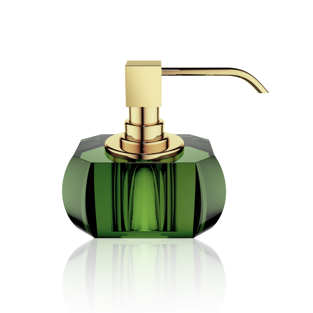 Decor Walther Kristall Elegant Liquid Soap and Disinfection Dispenser