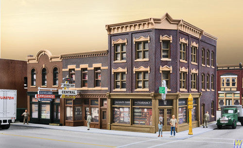 Walthers HO Scale Merchant's Row V Cornerstone 933 - 4041