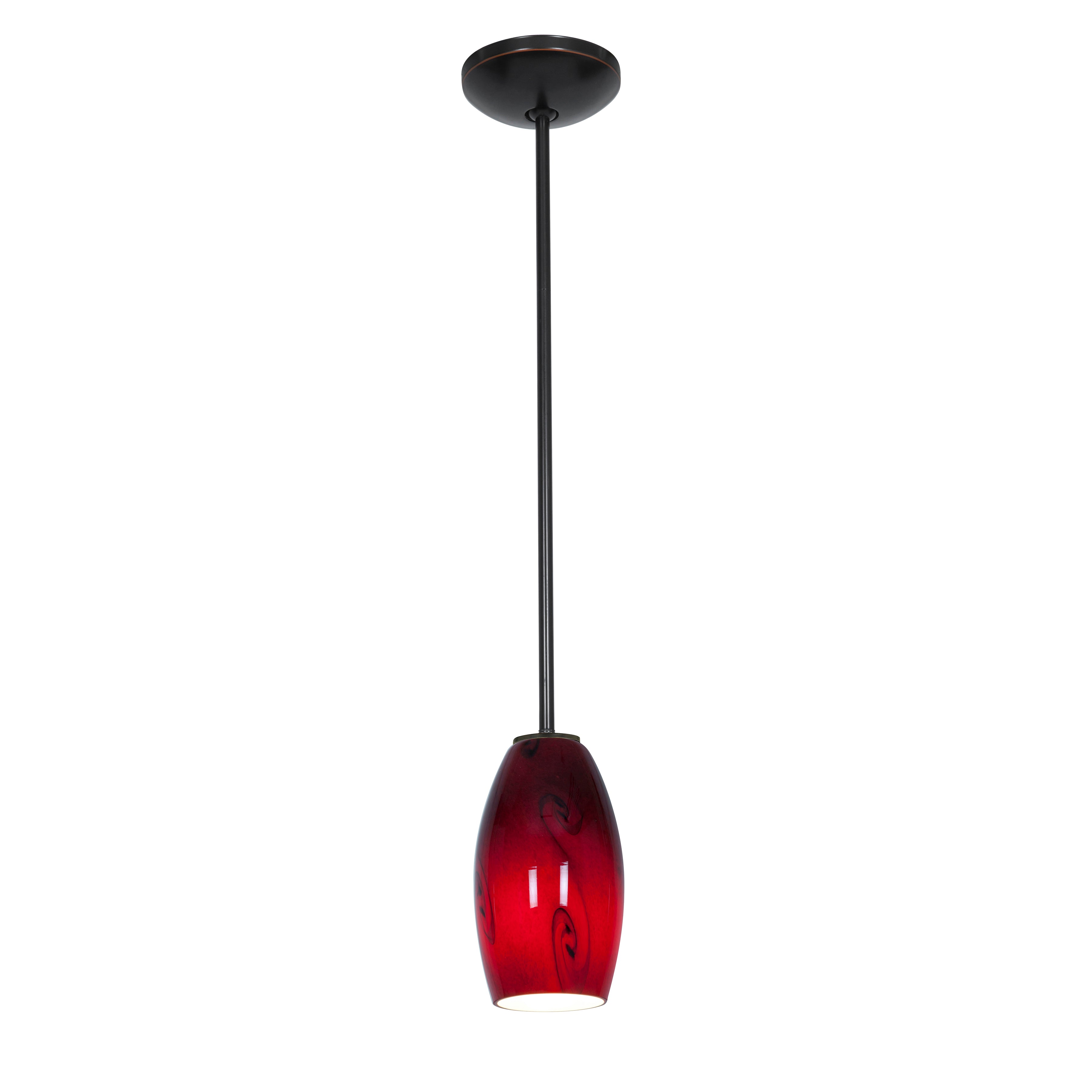 Stylish Access Lighting Merlot Pendant in Elegant Oil Rubbed Bronze Finish