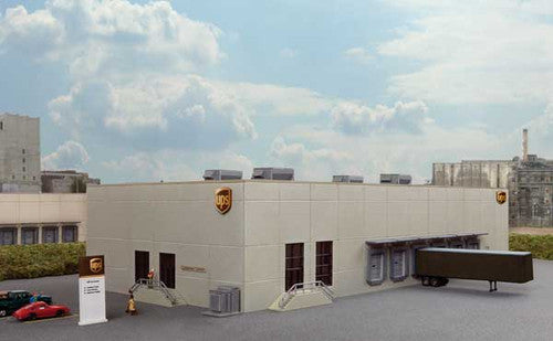 N Scale Walthers 933 - 3863 Officially Licensed UPS(R) Hub with Customer Center