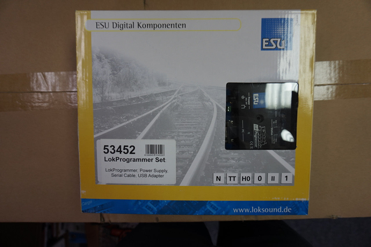 ESU LokSound Programmer for All Scales - Part # 397 - 53452, an Ideal Tool for Model Railroad Sound and Decoder Programming