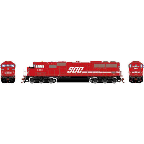 Athearn G2.0 HO Scale SD60M Tri-Clops SOO #6060 with DCC & Sound