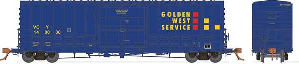 Rapido HO Scale B-100-40 Plug-Door Boxcar in Golden West Service Colors