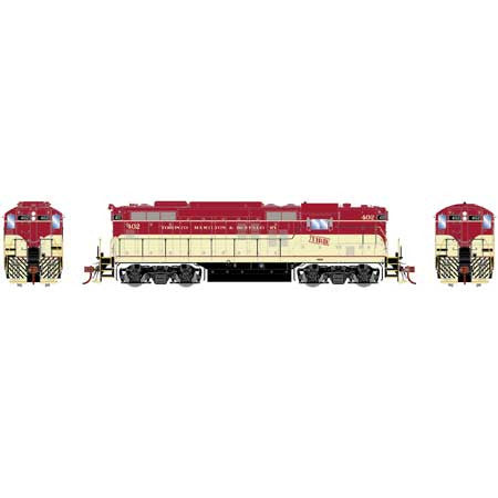 Athearn HO Scale Model Train - ATHG82329 GP9 Locomotive of Toronto Hamilton & Buffalo #402 with DCC and Sound Tsunami Function