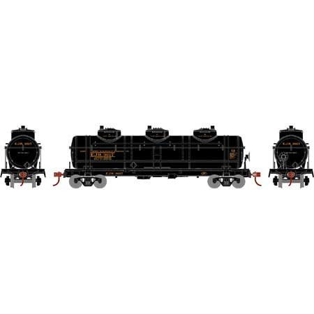 Athearn HO Scale 3 Dome Tank Car EJR #3617 (RND3182 Model)