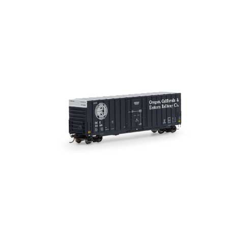 Athearn RND1524 HO Scale 50-Foot Extended Post High Cube Plug Boxcar of Oregon California & Eastern Railway, Number 3399
