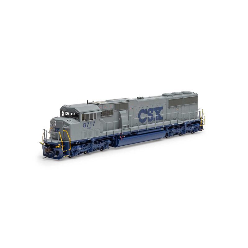Athearn Genesis HO Scale Model Train - ATHG75637 SD60M Tri - Clops, CSXT #8717 with Digital Command Control (DCC) and Sound Function