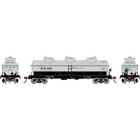 Athearn HO Scale 3 Dome Tank Car ACFX #4553 - RND3178 Model