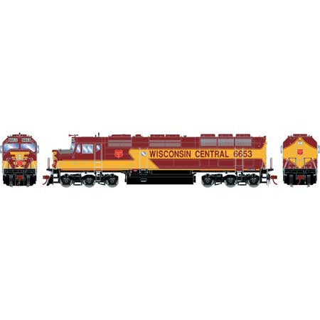Athearn HO Scale F45 Wisconsin Central #6653 DCC & Sound-Equipped