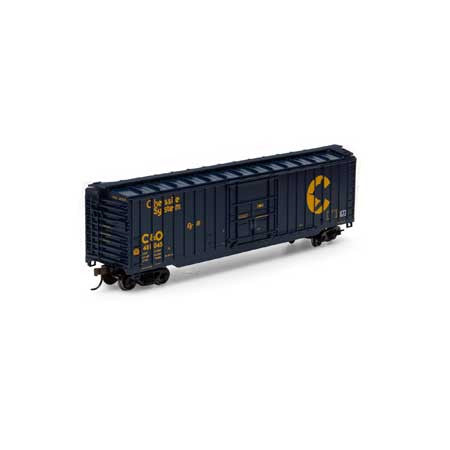 Athearn RND40229 HO Scale 50-Foot OB Plug Door Boxcar of C&O - Chessie System, #481045