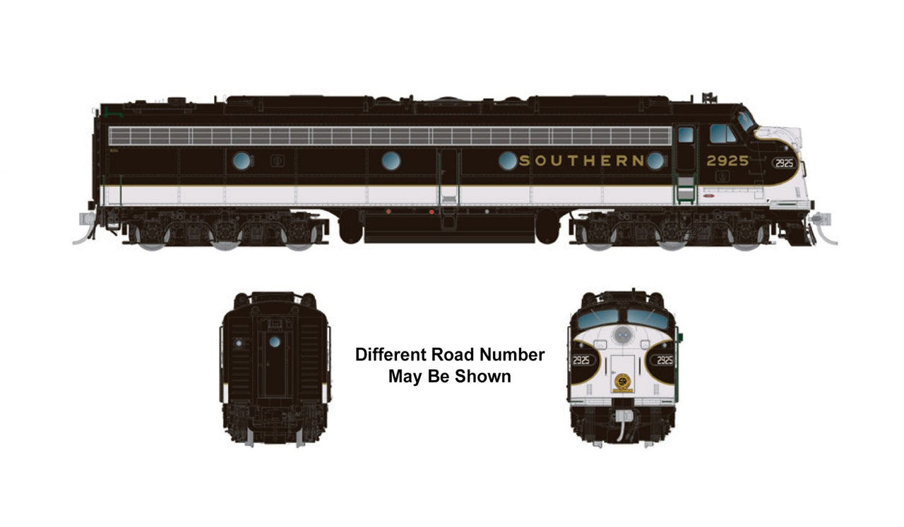 Rapido HO Scale EMD E8 SOU - Southern #2924 with DCC & Sound