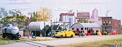 HO Scale Model - Walthers Interstate Fuel & Oil Co. Cornerstone Set Part#933 - 3006 for Model Railroads