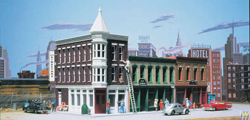 Walthers HO Scale Merchant's Row II Cornerstone Kit Part#933 - 3029