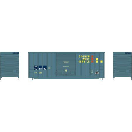 Athearn RND1075 HO Scale 40-Foot High Cube Externally Braced Box Car, SP/GWS #605220 for Model Trains