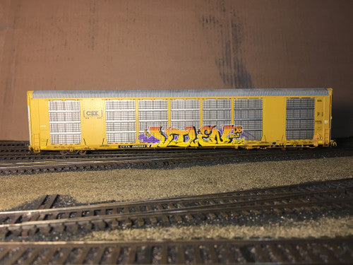 HO Scale CSX #692584 CTTX Custom Weathered Multi-Max Autorack by Scaletrains