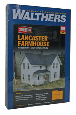 Walthers HO Scale Lancaster Farmhouse - Cornerstone Part#933-3133