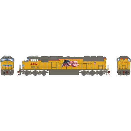 Athearn ATHG8522 HO Scale UP Union Pacific SD60M #2442 with DCC & Sound Tsunami2